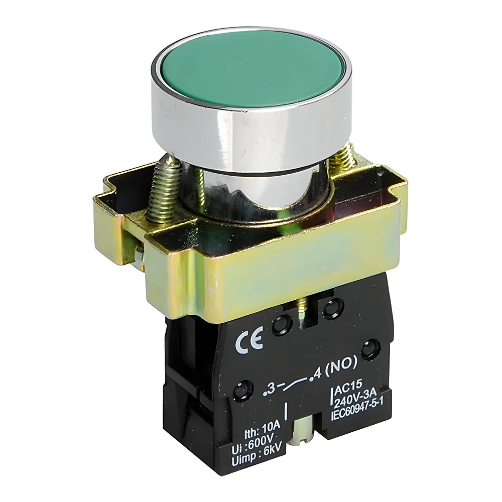 Кнопка XB2-BA31 1NO без підсвічування зелений TECHNO SYSTEM TNSy5500273