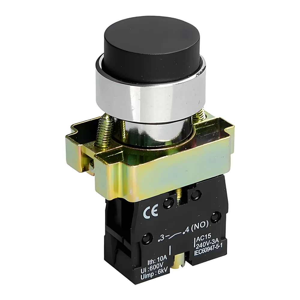 Кнопка XB2-BL21 1NO без підсвічування чорний TECHNO SYSTEM TNSy5500282