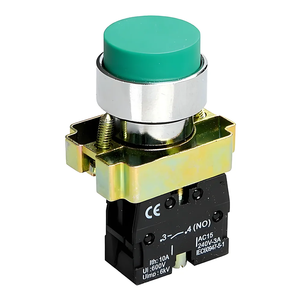 Кнопка XB2-BL31 1NO без підсвічування зелений TECHNO SYSTEM TNSy5500283