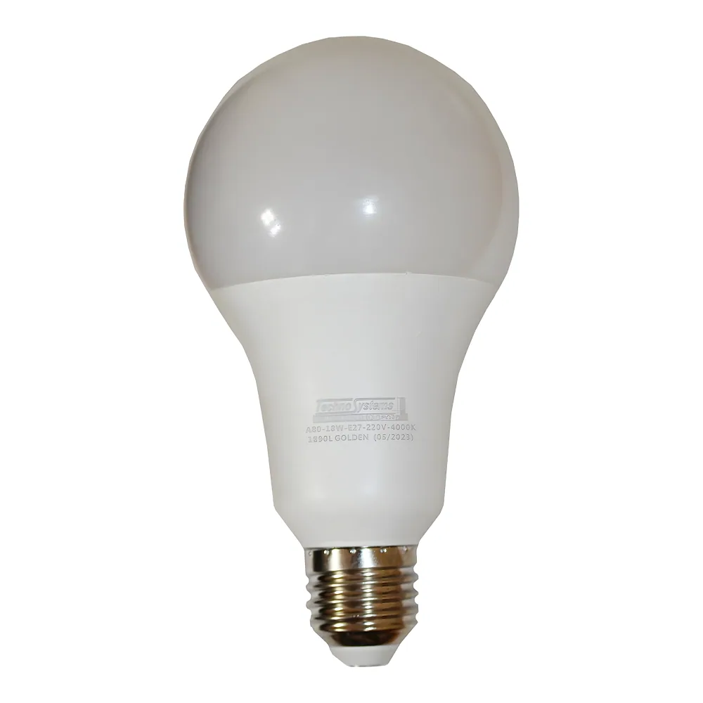 Світлодіодна лампа LED Bulb-A80-18W-E27-220V-4000K-1620L GOLDEN BULB TECHNO SYSTEM TNSy5000043