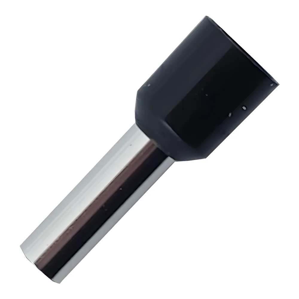 Наконечник гільза Е6012 6 мм² чорний TECHNO SYSTEM TNSy5500107