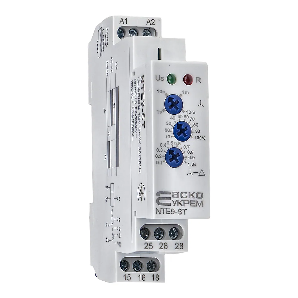 Реле часу зірка/трикутник NTE9-ST AC/DC 12-240 В Аско-Укрем A0010240010