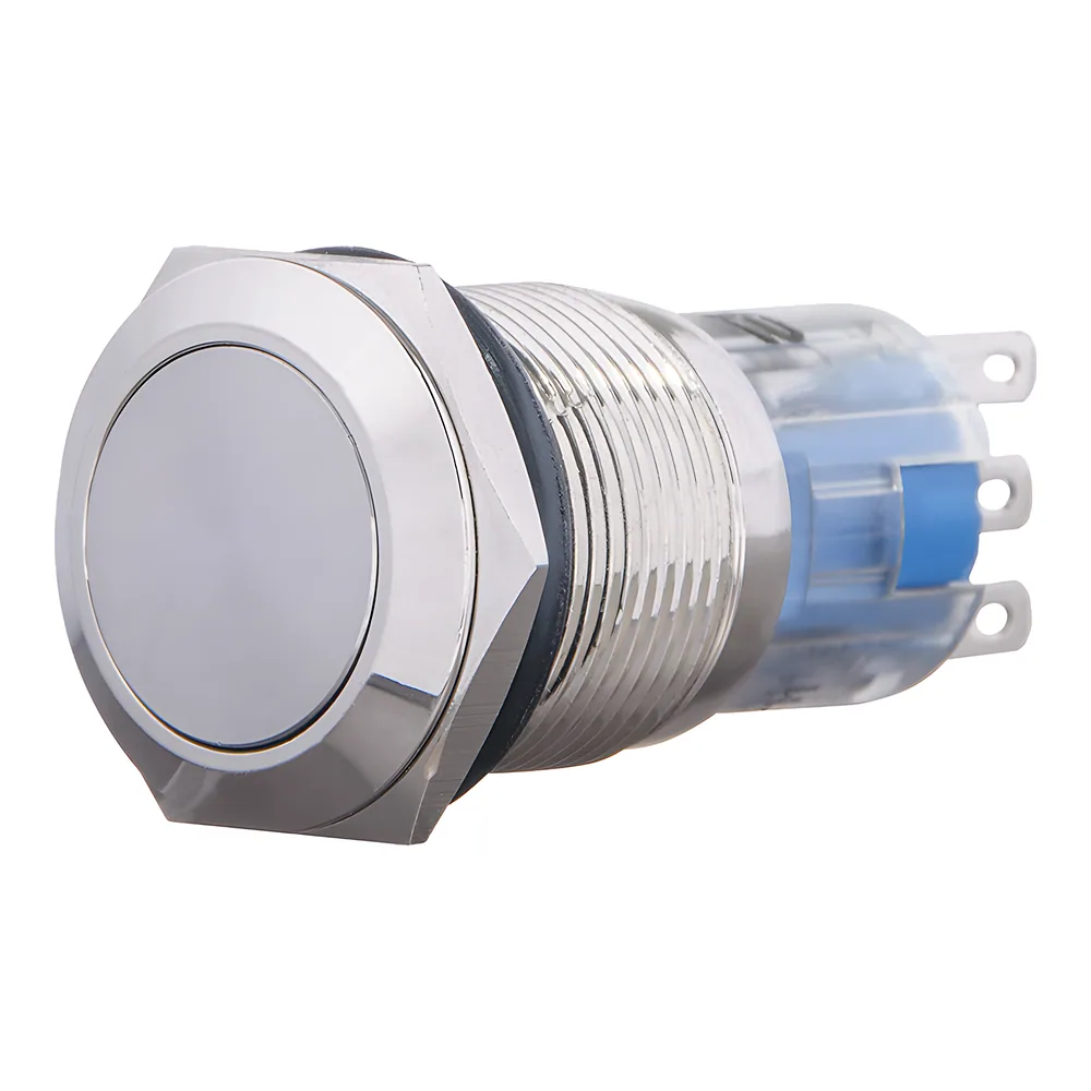 Кнопка металева TYJ 19-211 1NO+1NC Аско-Укрем A0140010108
