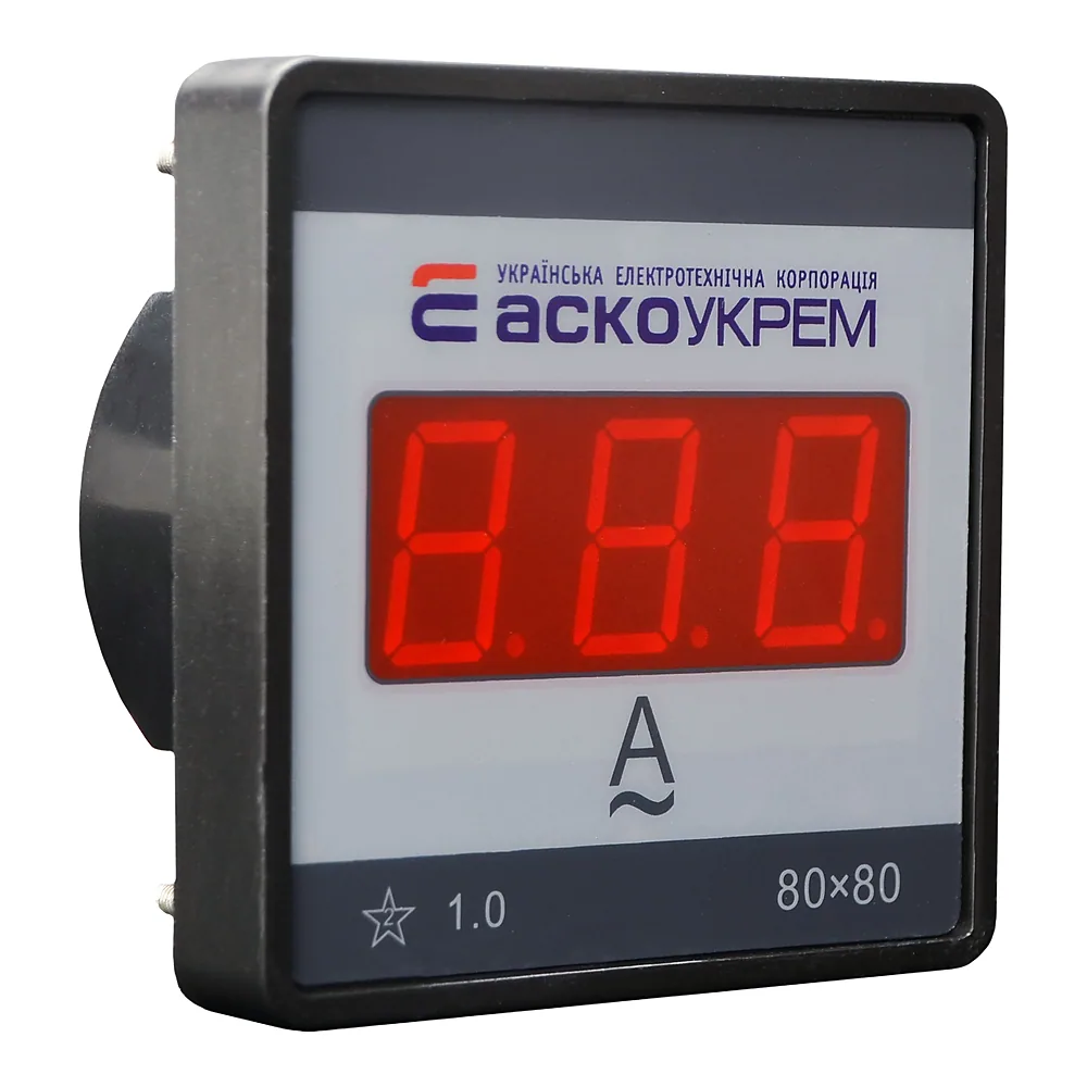 Цифровий амперметр АС 30 А 80х80 (ЦА-8 LBN) Аско-Укрем A0190010227
