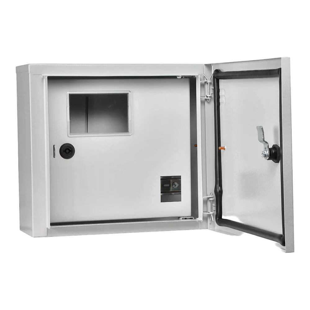 Щит обліку металевий Light 4 модулі 1фл навісний IP54 серії UBox Аско-Укрем A0260030015