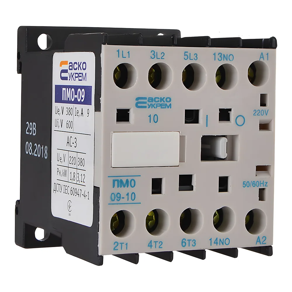 Пускач ПМ 0-09-10 M7 9 А 220 В Аско-Укрем A0040010039