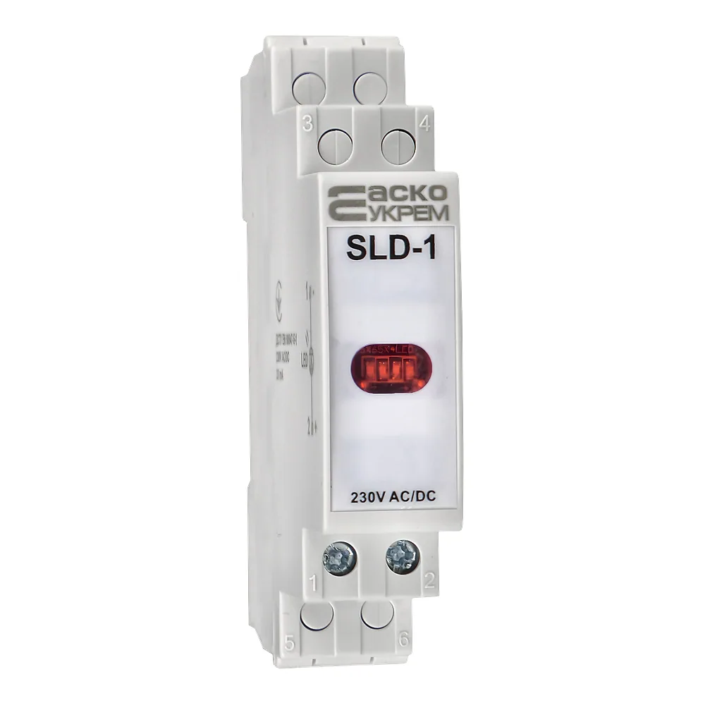 Індикатор SLD-1 230 В AC/DC червоний Аско-Укрем A0140030032