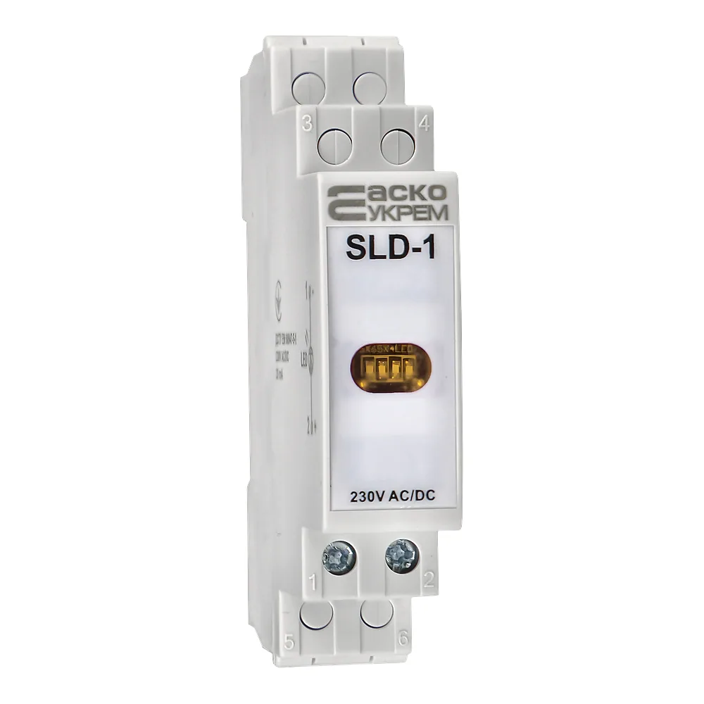 Індикатор SLD-1 230 В AC/DC жовтий Аско-Укрем A0140030033