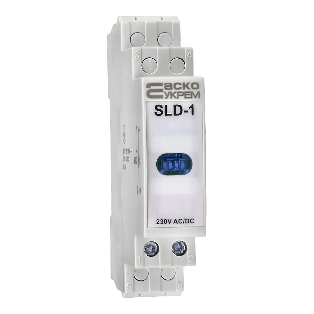 Індикатор SLD-1 230 В AC/DC синій Аско-Укрем A0140030034