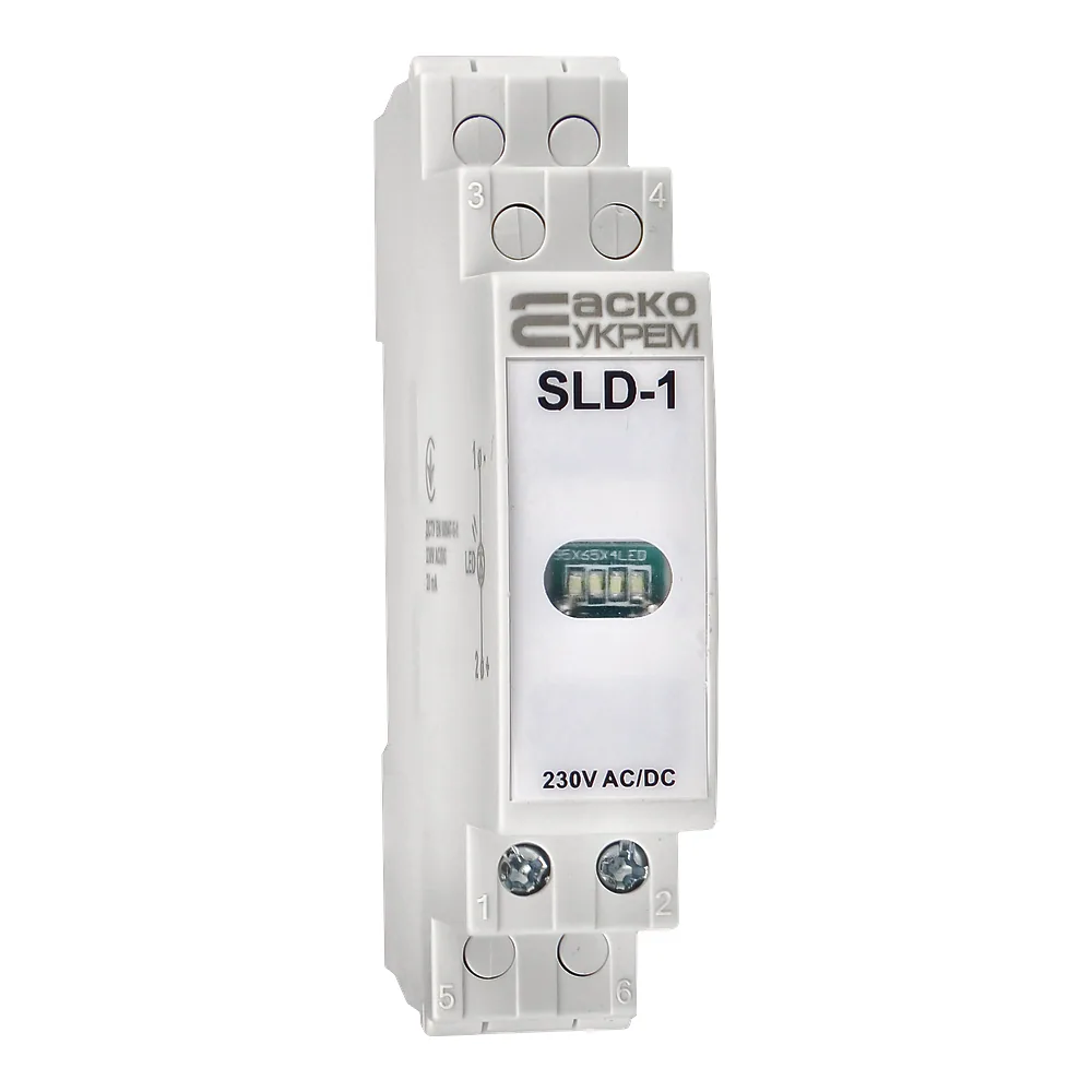 Індикатор SLD-1 230 В AC/DC білий Аско-Укрем A0140030035