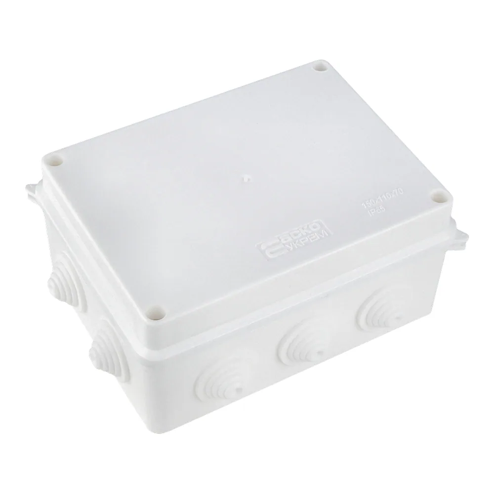 Коробка розподільча серії UAtmo 150х110х70 мм (10 шт) Аско-Укрем A0150170030
