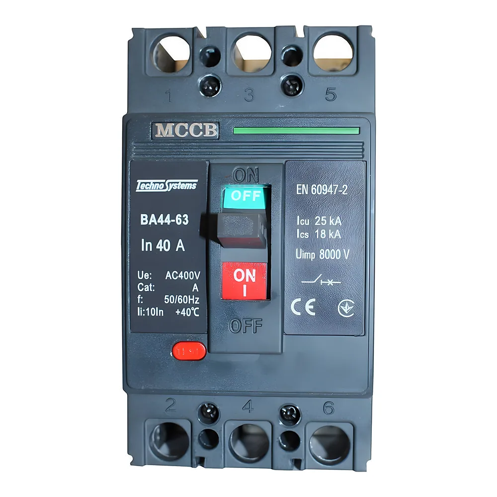 Автоматичний вимикач ВА44-63 3P 32 А 25 кА TECHNO SYSTEM TNSy5506717