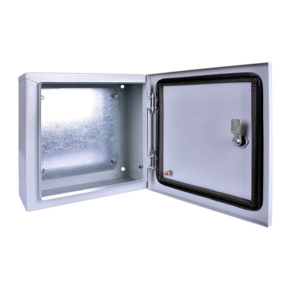 Корпус металевий e.mbox.stand.p.40.40.25 IP54 з монтажною панеллю (400x400x250)