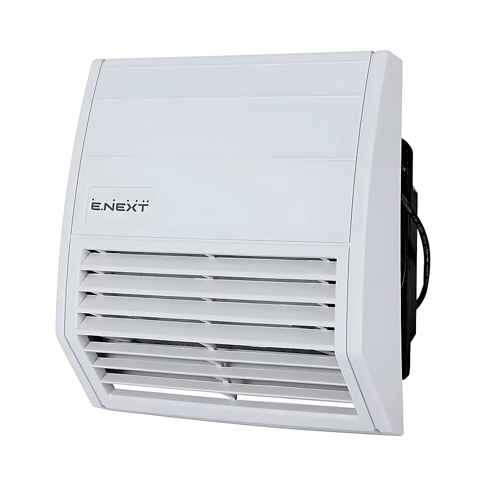 Решітка з фільтром e.climat.fanfilter.pro.125 з вентилятором 125х125 мм IP55 E.NEXT s0103022