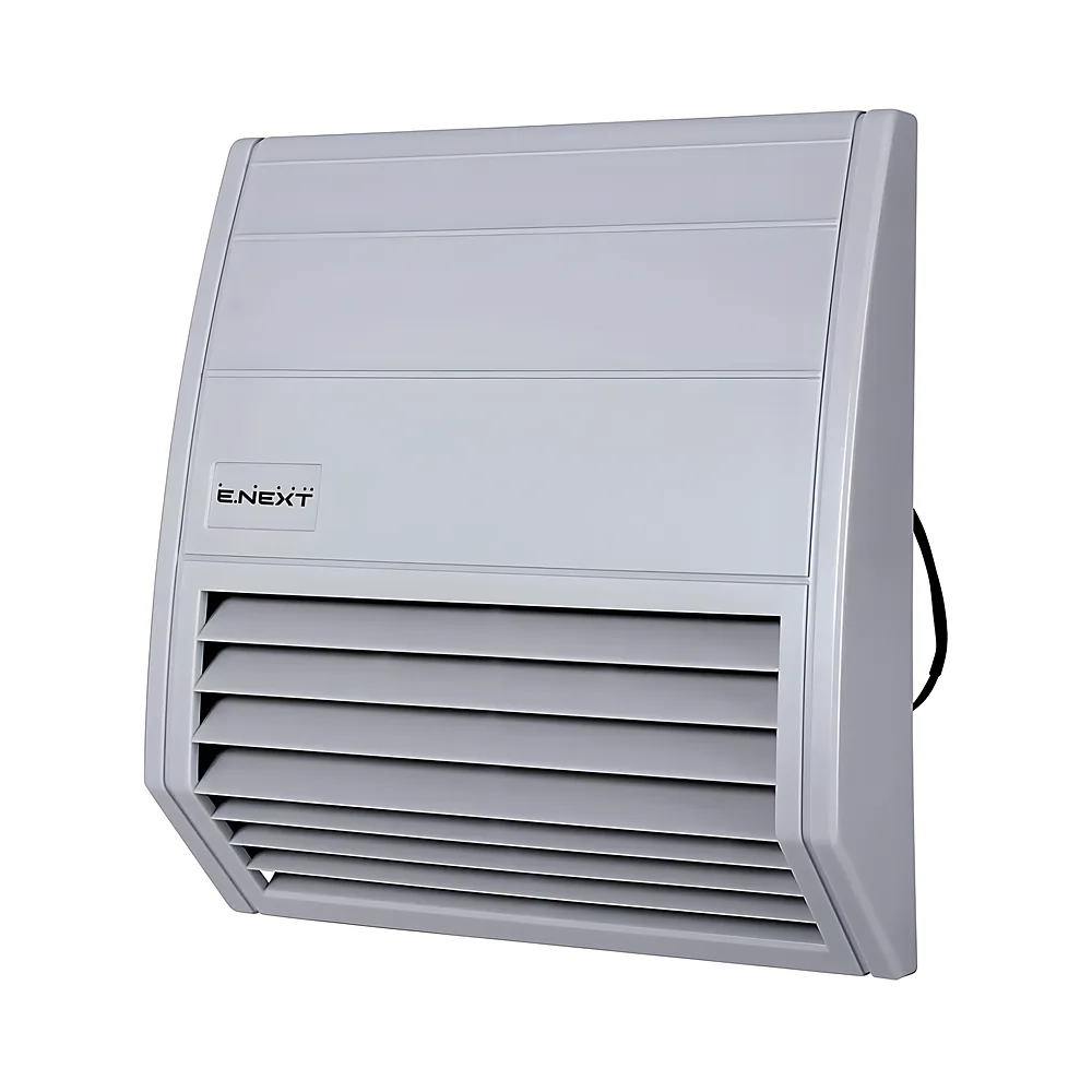 Решітка з фільтром e.climat.fanfilter.pro.176 з вентилятором 125х125 мм IP55 E.NEXT s0103023