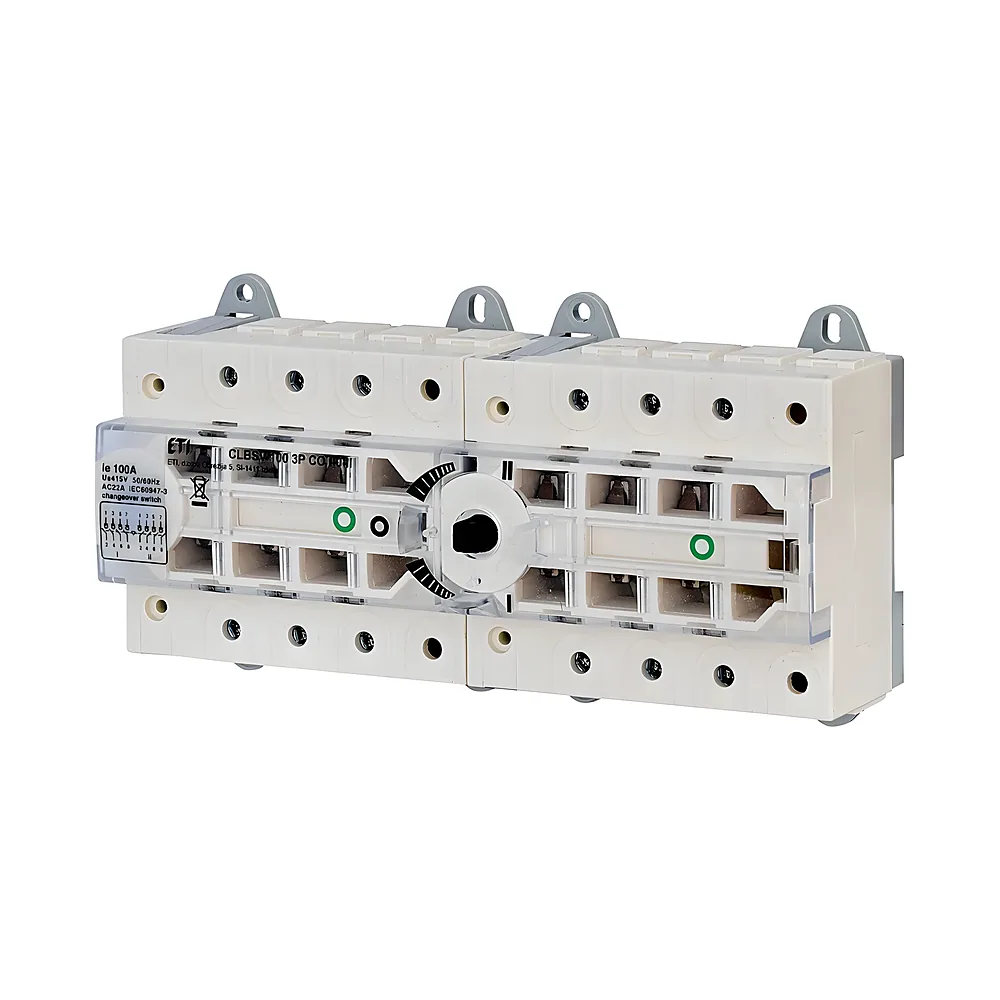 Перемикач навантаження CLBSV CO I-0-II 100 3P 100 А без рукоятки ETI 4661891