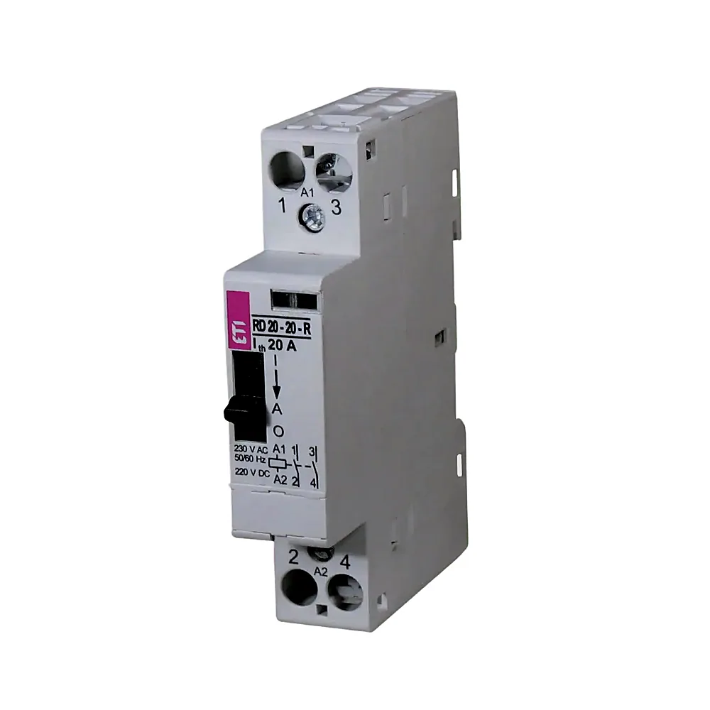 Контактор модульний RD-R 20-10 24V AC/DC (ручн.керув.), ETI