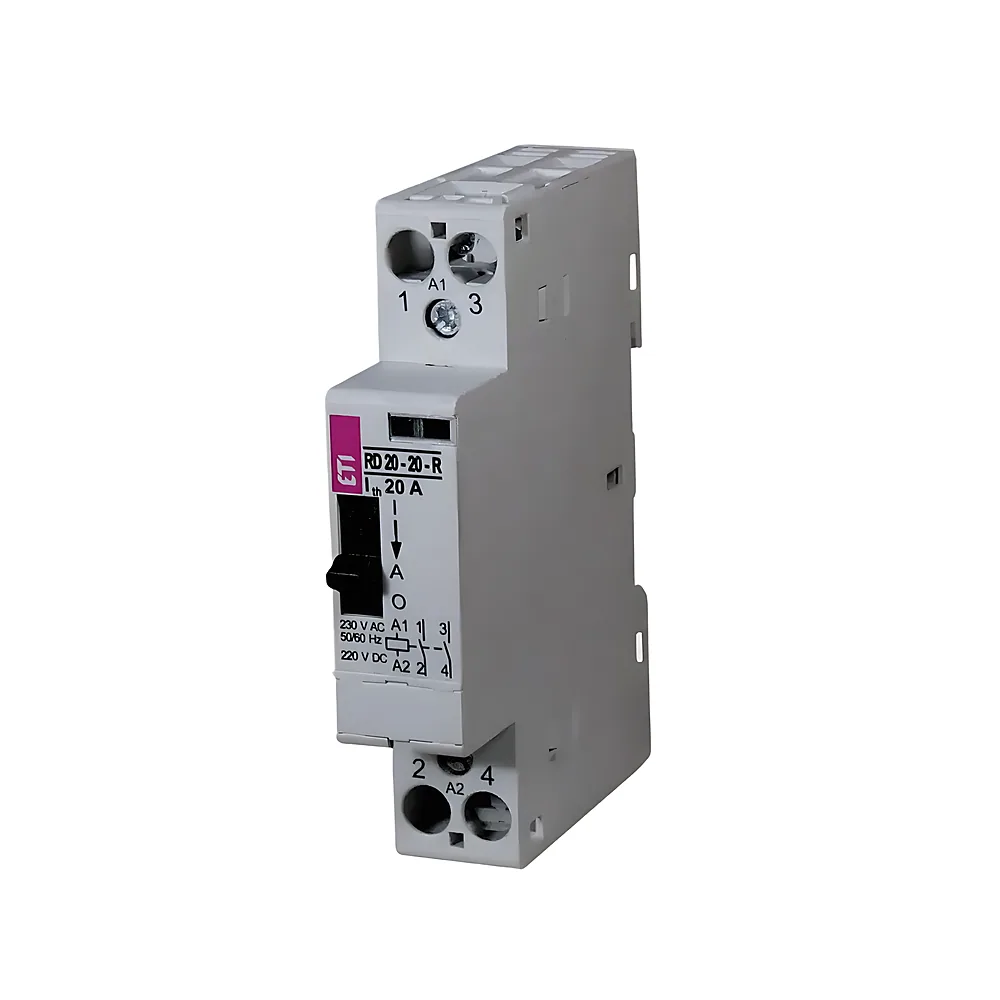 Модульний контактор RD-R 20-10 24 В AC/DC ручне керування ETI 2464035