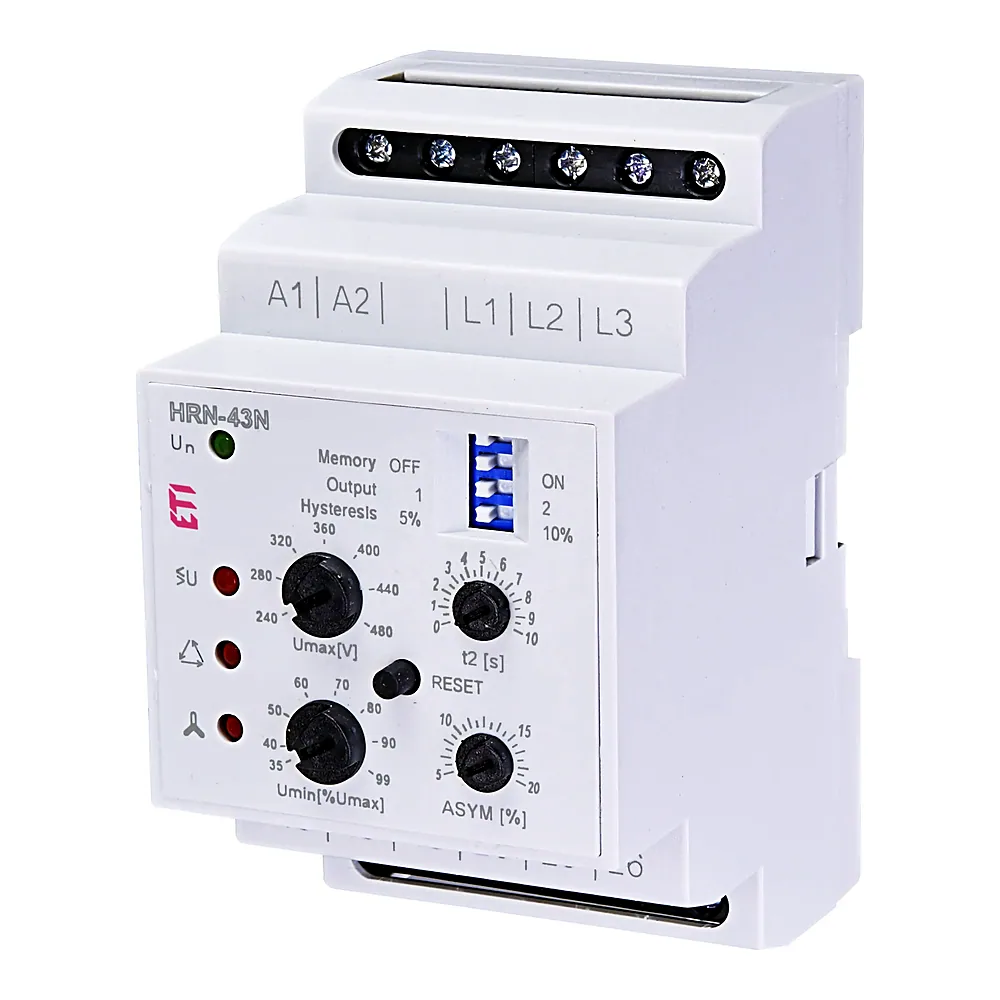 Реле контролю напруги ETI HRN-43N 400V 3F 2x16A 2471430
