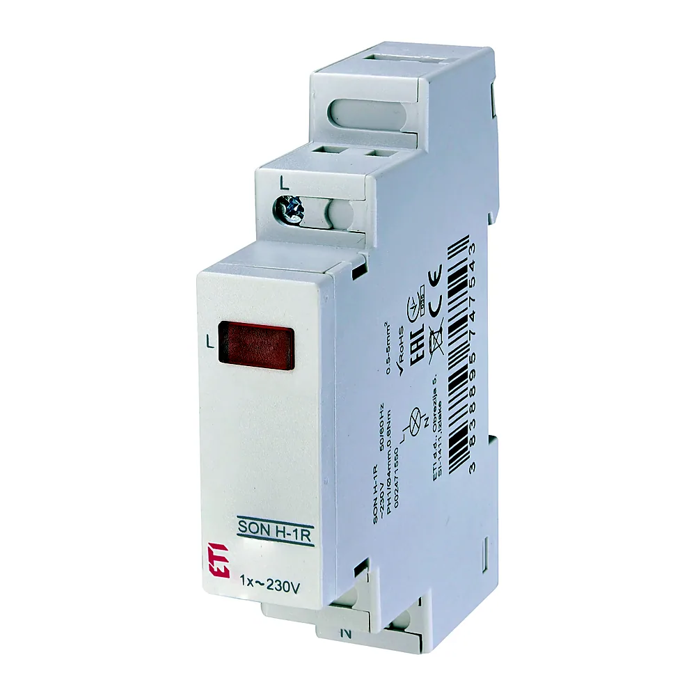 Індикатор наявності напруги ETI SON H-1R 1x червоний LED 2471550