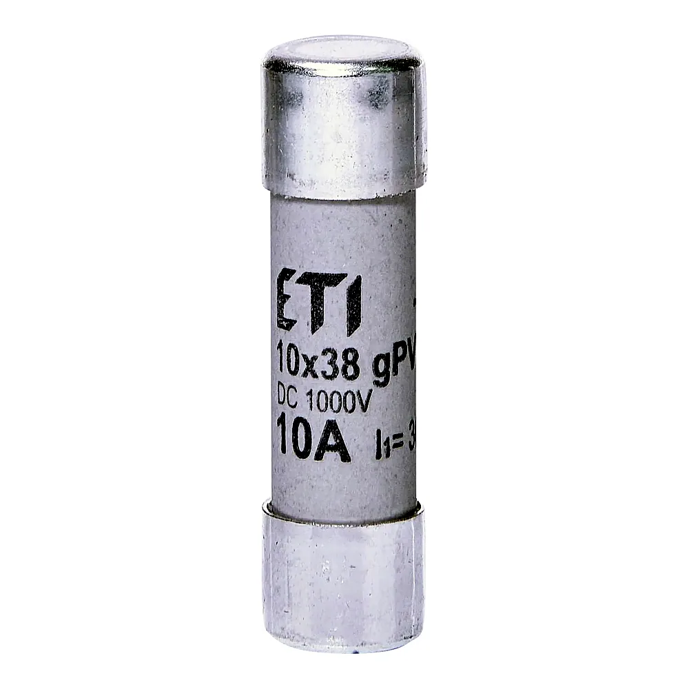 Запобіжник ETI CH 10x38 gPV 10A 1000V 30kA 2625075