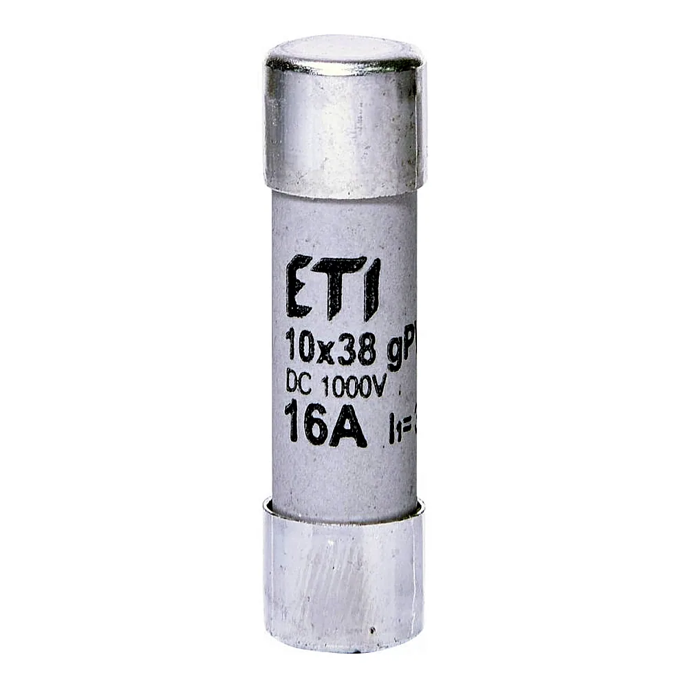 Запобіжник ETI CH 10x38 gPV 16A 1000V 30kA 2625081