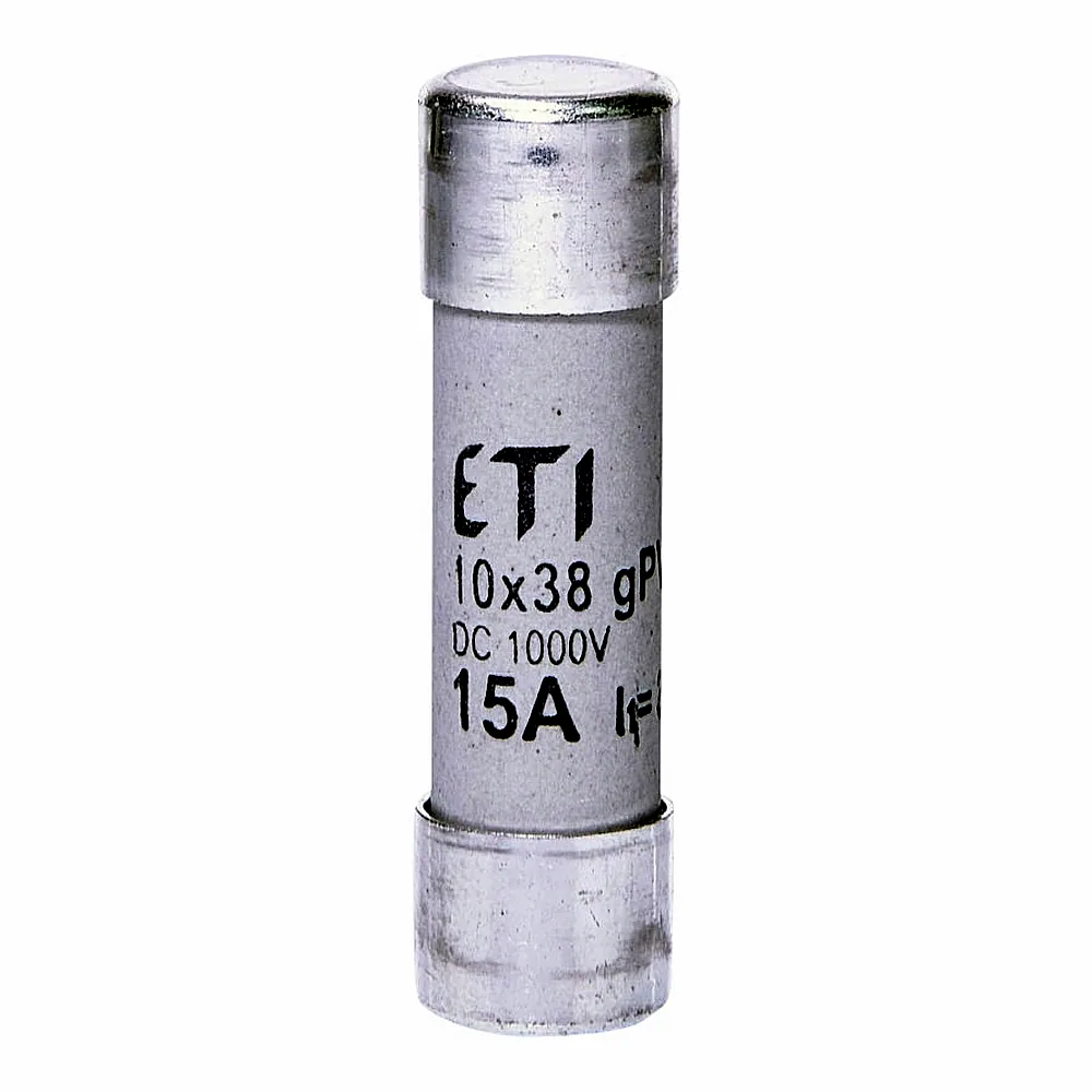 Запобіжник ETI CH 10x38 gPV 15A 1000V 30kA 2625080