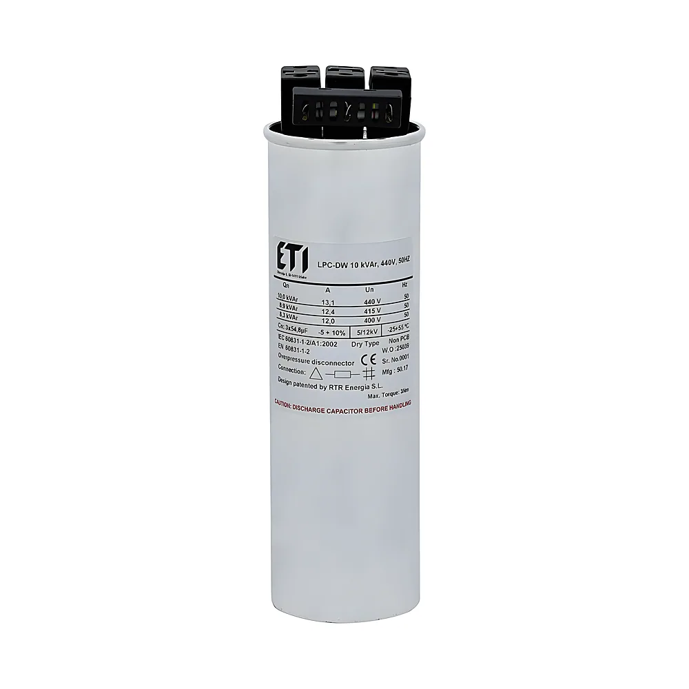 Конденсаторна батарея LPC-DW 440 В 10 кВАр ETI 4656859