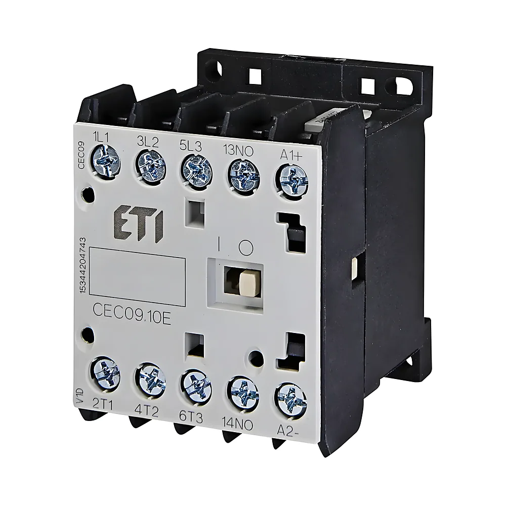 Контактор мініатюрний CEC 09.10 24 В 50/60 Гц 9 А 4 кВт AC3 ETI 4641062