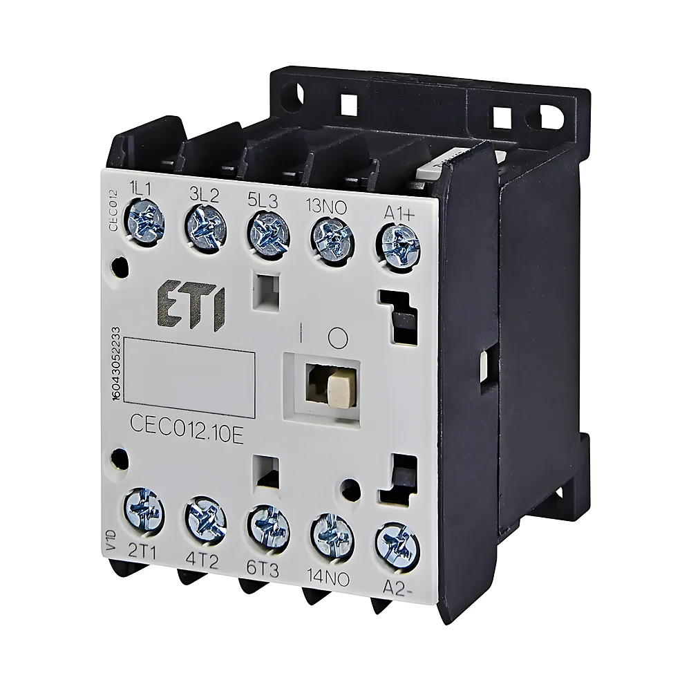 Контактор мініатюрний CEC 12.10 24 В DC 12 А 5,5 кВт AC3 ETI 4641104