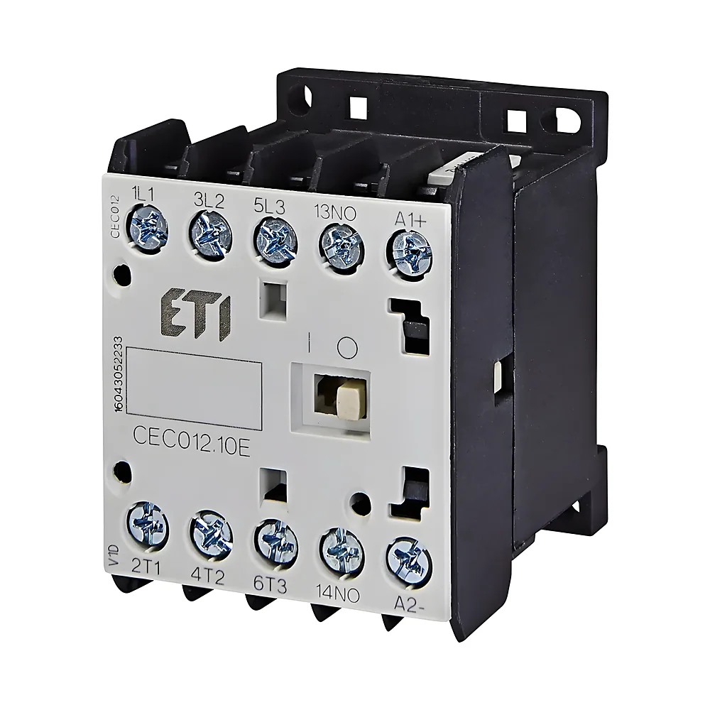 Контактор мініатюрний CEC 12,10-24 В-50/60 Гц 12 А 5,5 кВт AC3 ETI 4641074