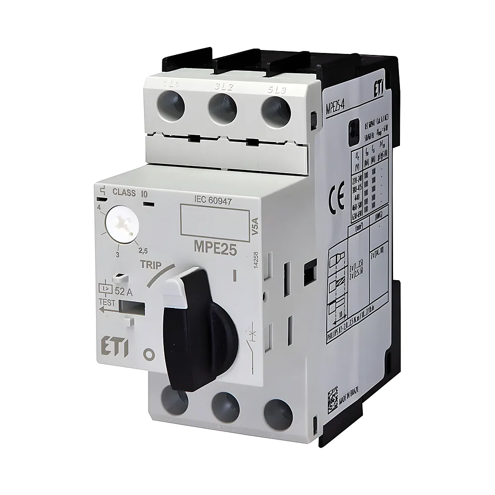 Автоматичний вимикач захисту двигуна MPE25-4 ETI 4648008