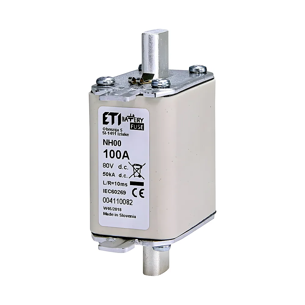 Запобіжник NH-00 Battery 100 А 80 В DC ETI 4110082