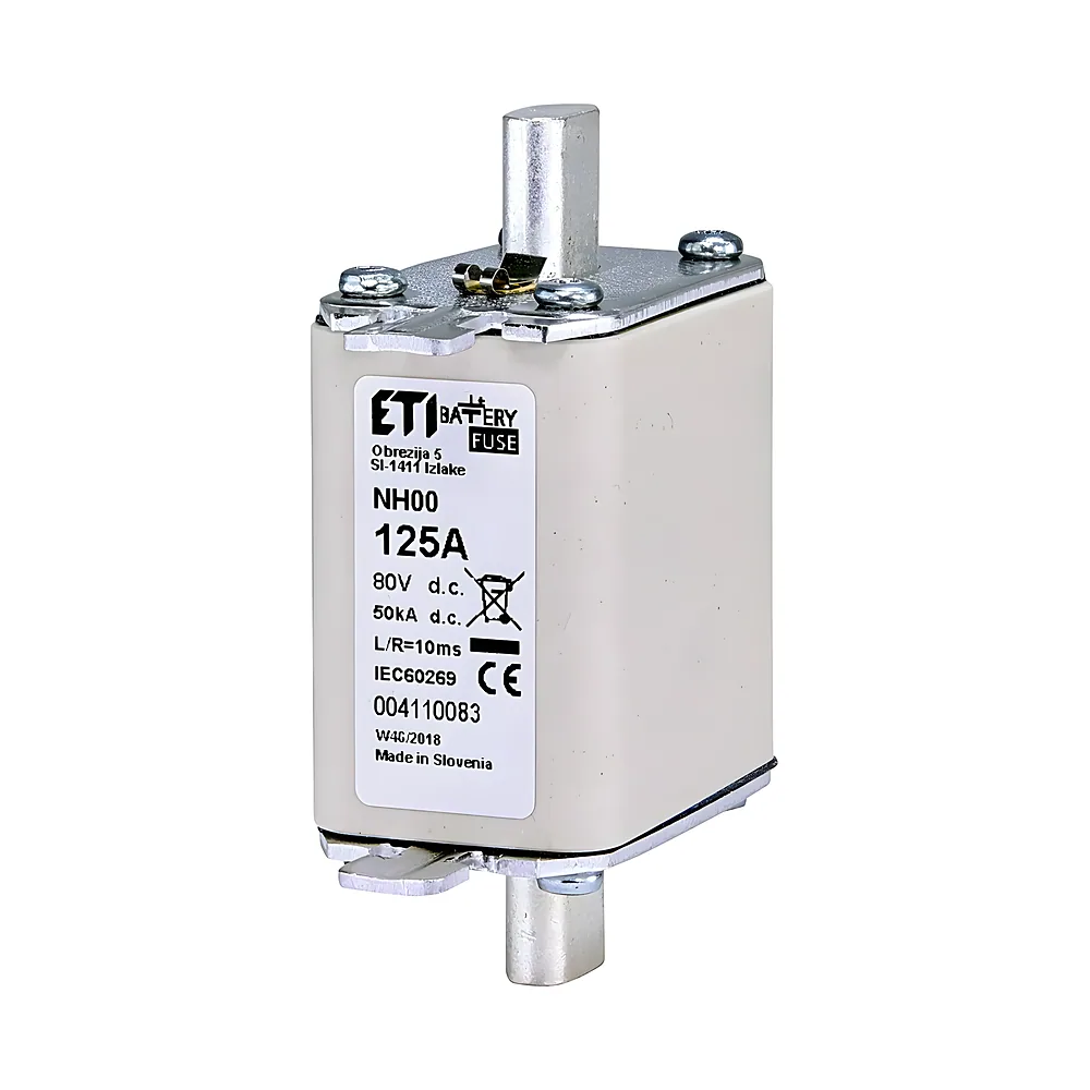 Запобіжник NH-00 Battery 125 А 80 В DC ETI 4110083