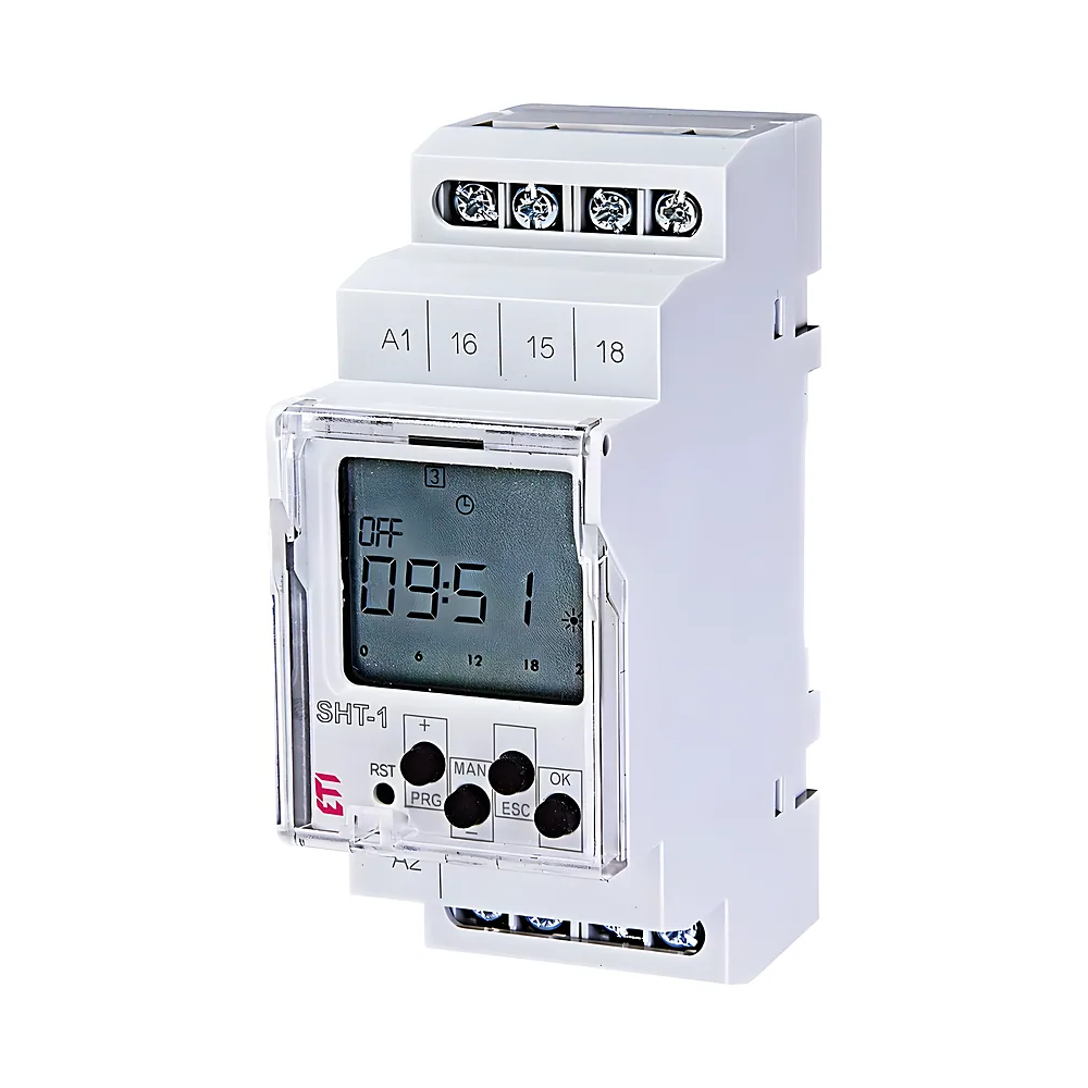 Реле часу SHT-1 UNI 12-240 В AC/DC 1х16 А AC1 цифрове ETI 2470051