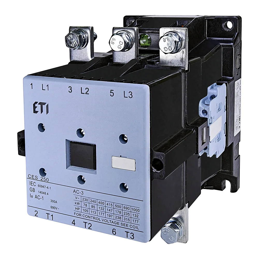 Контактор ETI CES 250.22 132кW 230V AC 4646571