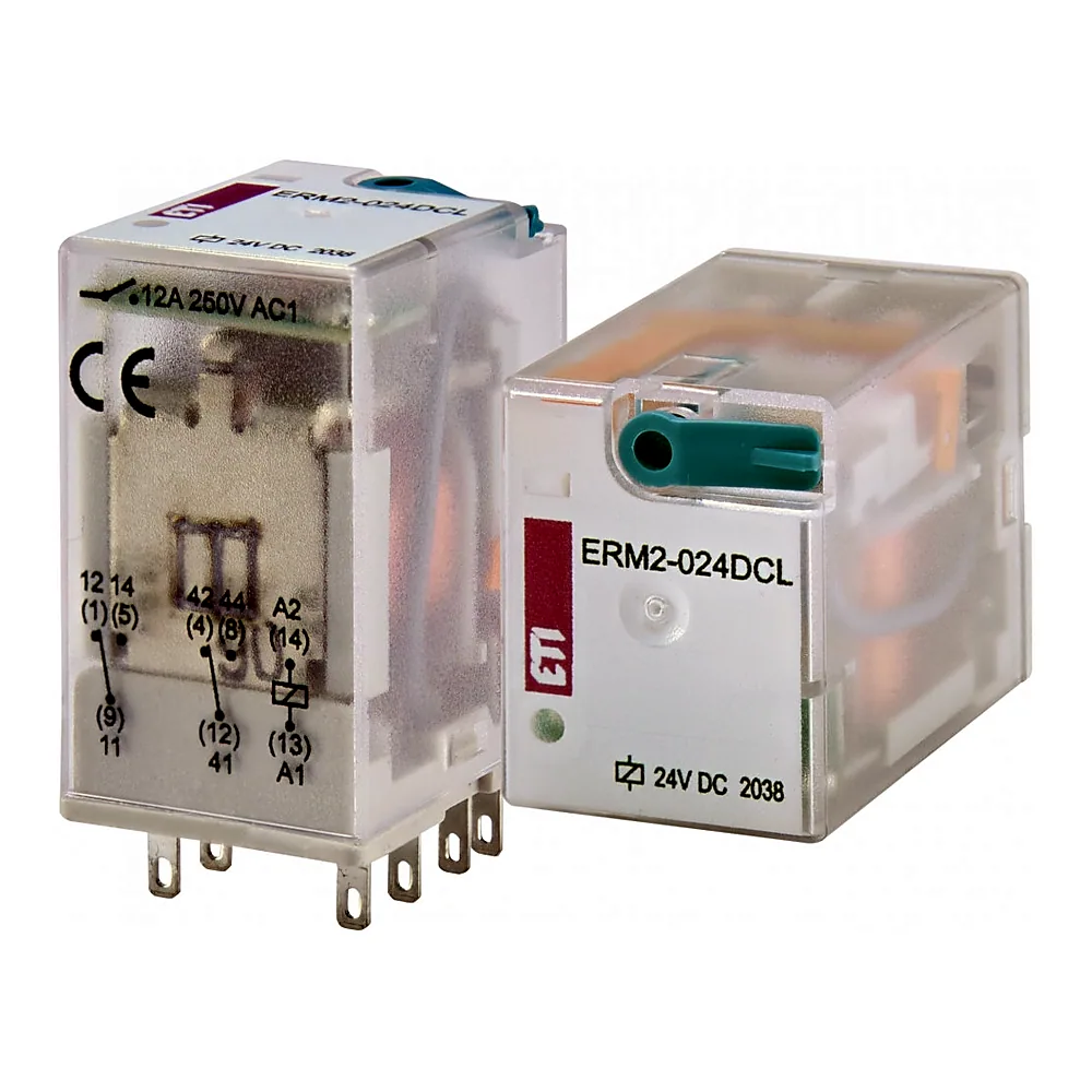 Реле електромеханічне ETI ERM2-024DCL 2p 2473001