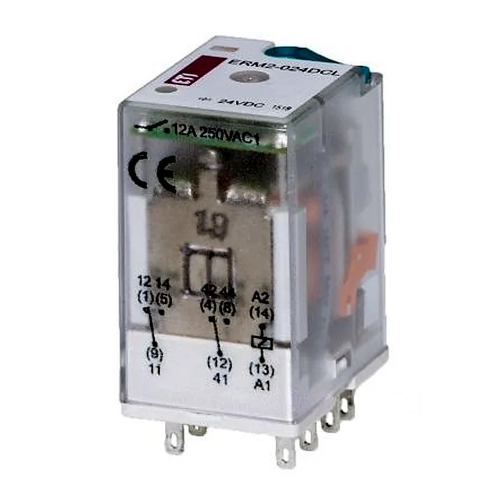 Реле електромеханічне ETI ERM2-024DCL 2p 2473001