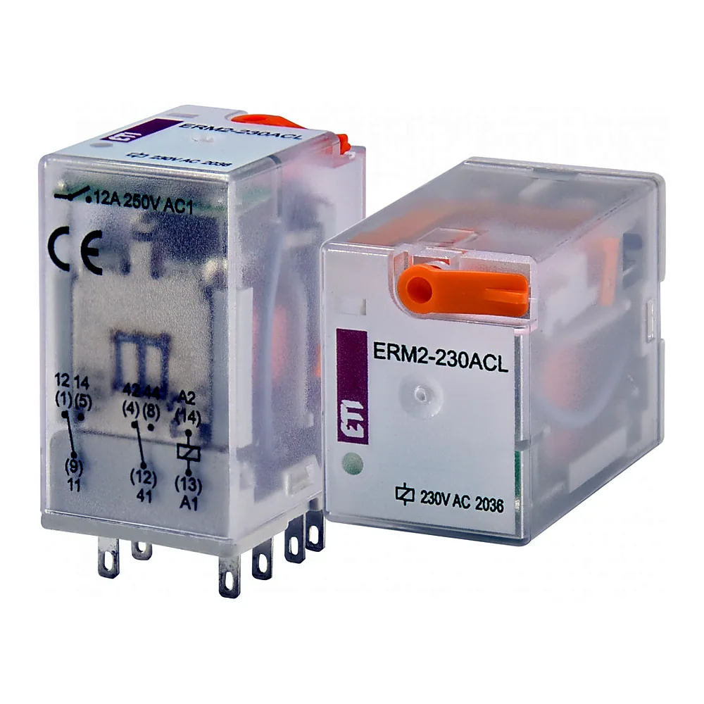 Реле електромеханічне ETI ERM2-230ACL 2p 2473005