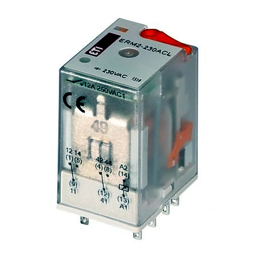 Реле електромеханічне ETI ERM2-230ACL 2p 2473005