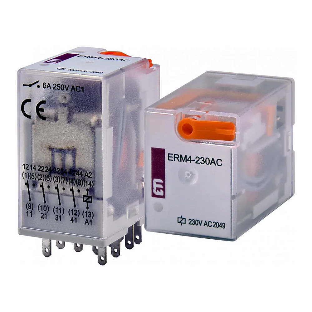 Реле електромеханічне ETI ERM4-230ACL 4p 2473011