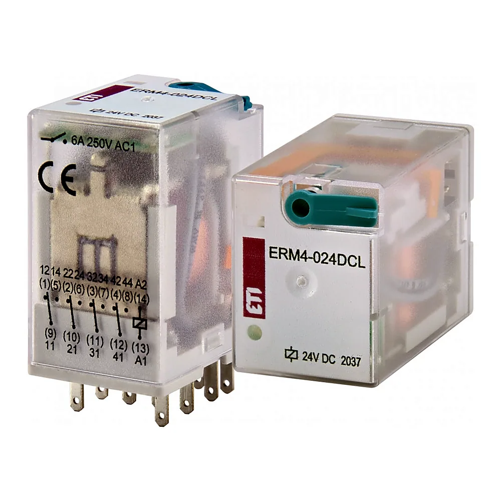 Реле електромеханічне ETI ERM4-024DCL 4p 2473007