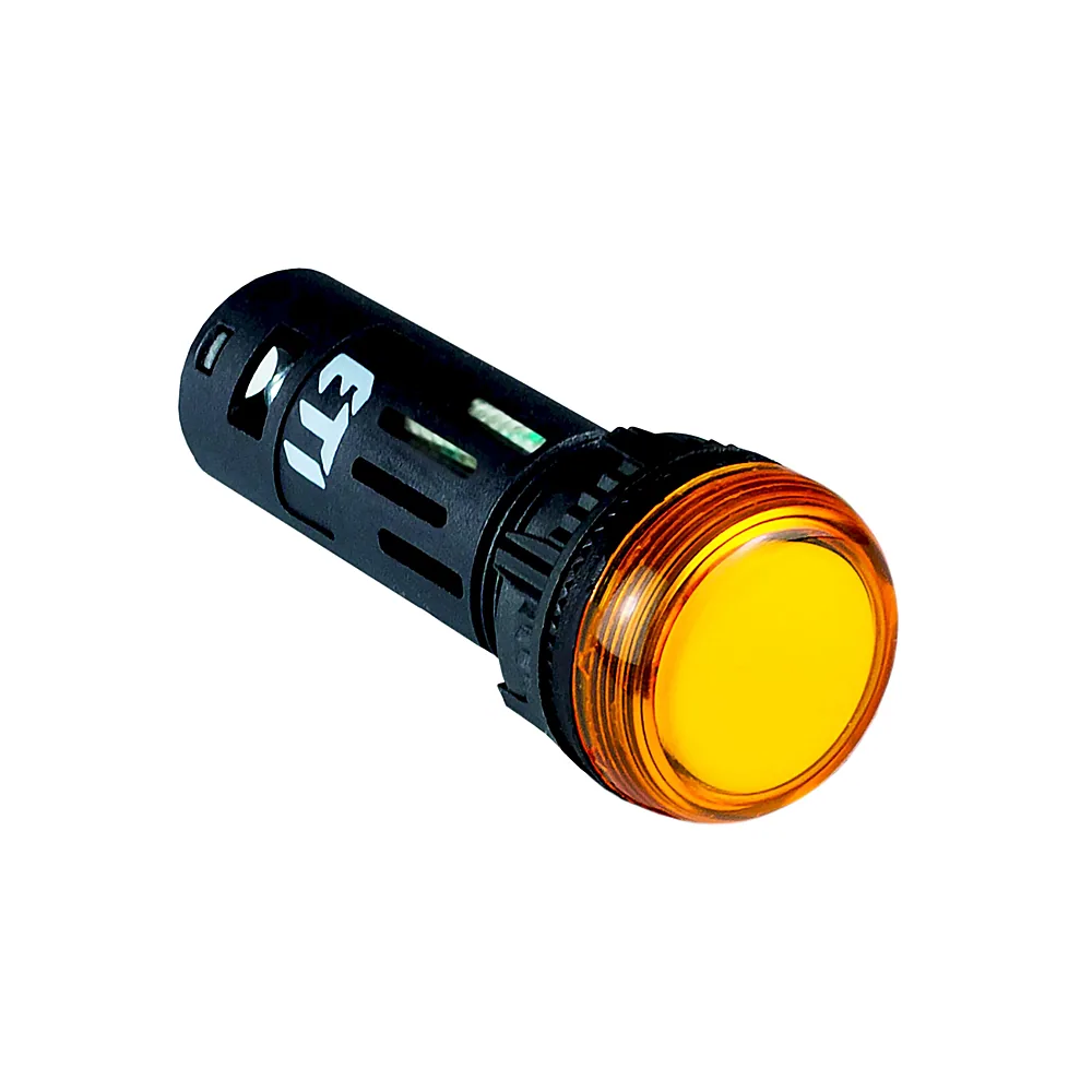 Сигнальна лампа ETI ECLI-16-024C-A LED матова 24В AC/DC помаранчева 4771604