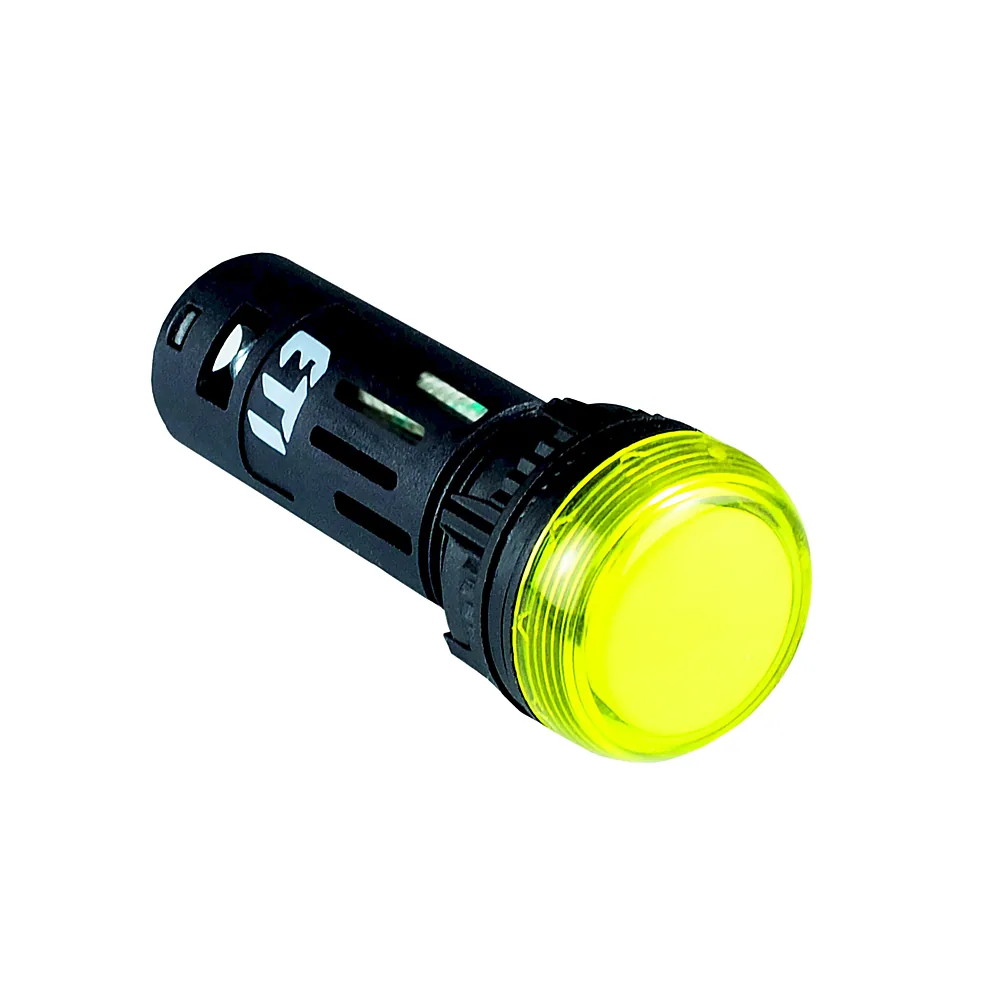 Сигнальна лампа ETI ECLI-16-024C-Y LED матова 24В AC/DC жовта 4771602