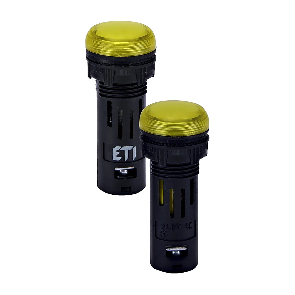 Сигнальна лампа ETI ECLI-16-240A-Y LED матова 240В AC жовта 4771608