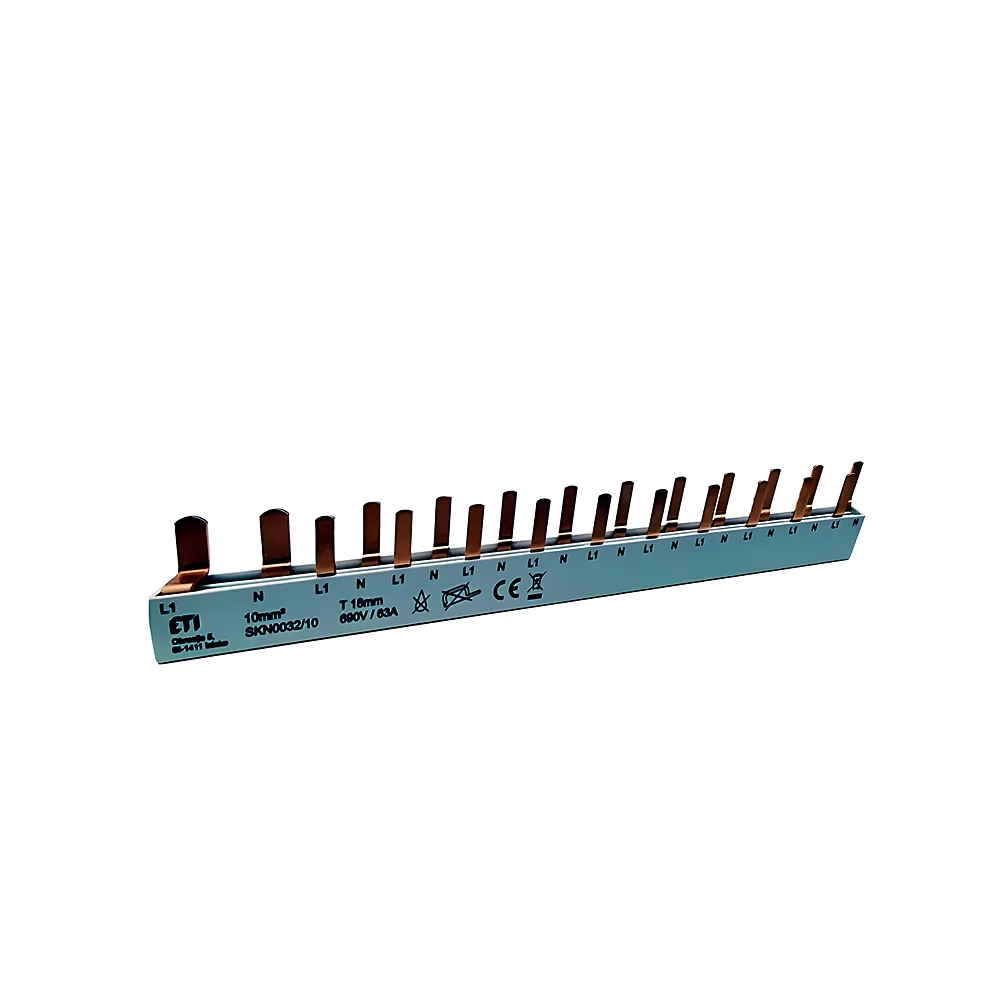 Гребінчаста шина живлення SKN0032/10 1F+N 12 модулів EFI2+10 ETIMAT1N ETI 2921155