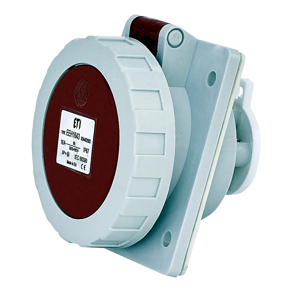 Розетка вбудована EEH-1643  IP67 (16A, 400V, 3P+PE), ETI