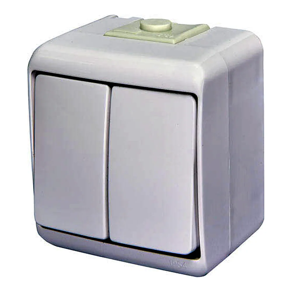 Вимикач ETI VHE-2 2-клавішний IP54 4668001