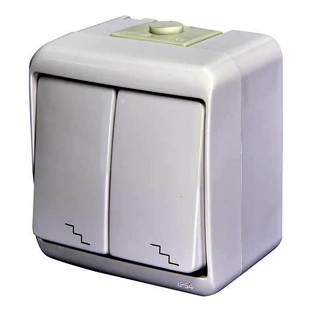 Вимикач ETI VHE-7 2-клавішний IP54 4668006