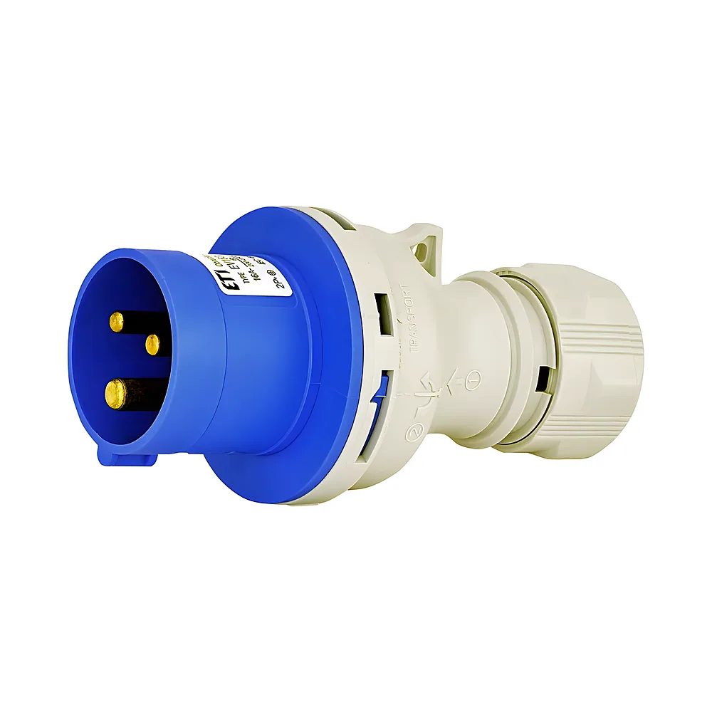 Вилка кабельна EV-1632 2P+PE 16 А 230 В IP44 ETI 4482016